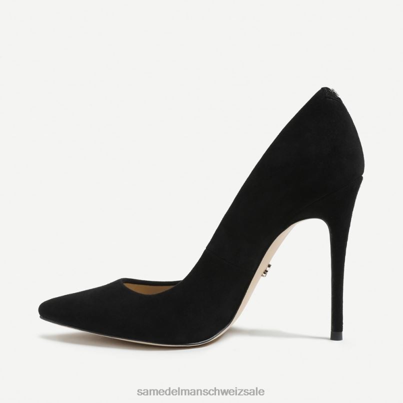 CH Sam Edelman Frauen Danna spitzer Zehenabsatz schwarzes Wildleder X2J86413 Schuhwerk