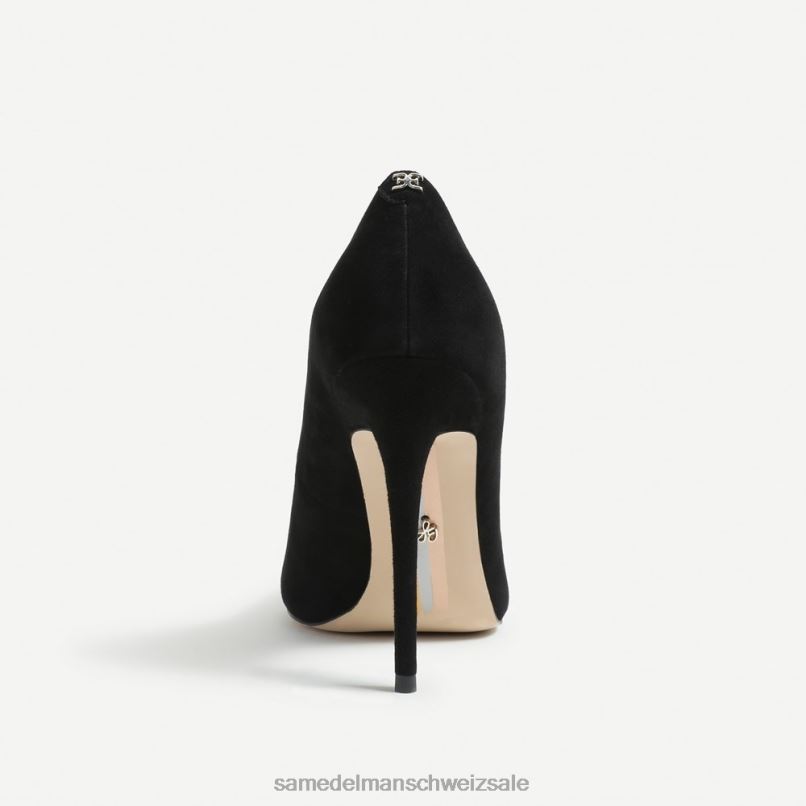 CH Sam Edelman Frauen Danna spitzer Zehenabsatz schwarzes Wildleder X2J86413 Schuhwerk