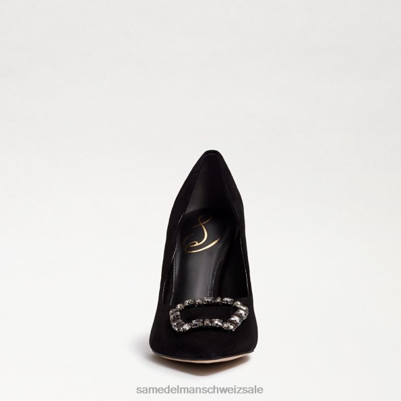 CH Sam Edelman Frauen Harriett spitzer Zehenabsatz schwarzes Wildleder X2J86595 Schuhwerk