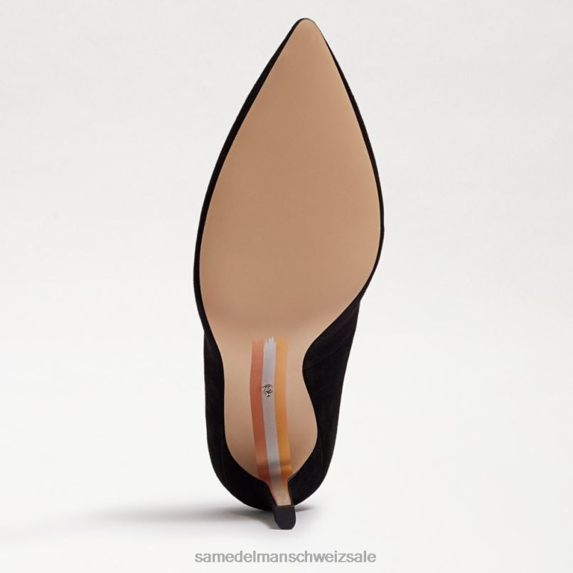 CH Sam Edelman Frauen Harriett spitzer Zehenabsatz schwarzes Wildleder X2J86595 Schuhwerk