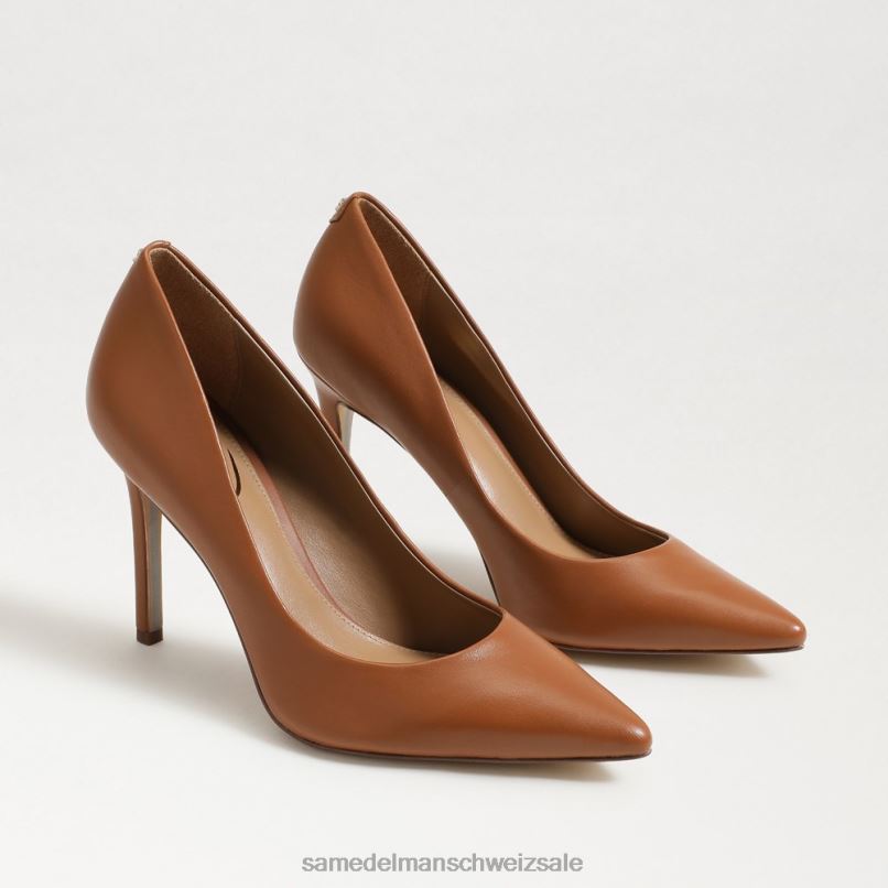 CH Sam Edelman Frauen Haselnussbrauner spitzer Zehenabsatz Sattel X2J86153 Schuhwerk