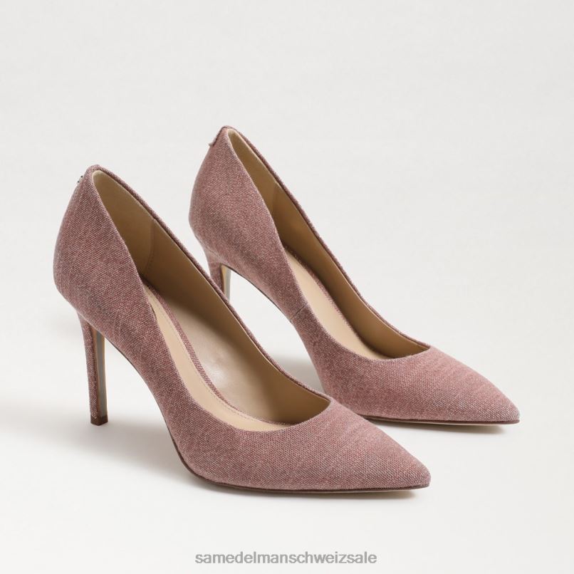 CH Sam Edelman Frauen Haselnussbrauner spitzer Zehenabsatz Terrakotta-Rose X2J86145 Schuhwerk