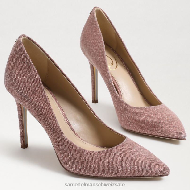 CH Sam Edelman Frauen Haselnussbrauner spitzer Zehenabsatz Terrakotta-Rose X2J86145 Schuhwerk