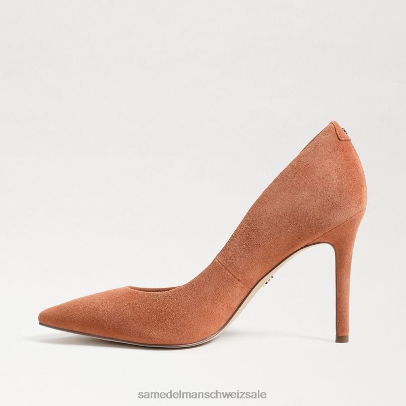 CH Sam Edelman Frauen Haselnussbrauner spitzer Zehenabsatz bestäubter Ton X2J86165 Schuhwerk