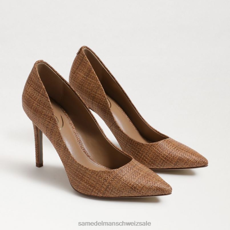 CH Sam Edelman Frauen Haselnussbrauner spitzer Zehenabsatz cuoio X2J86144 Schuhwerk