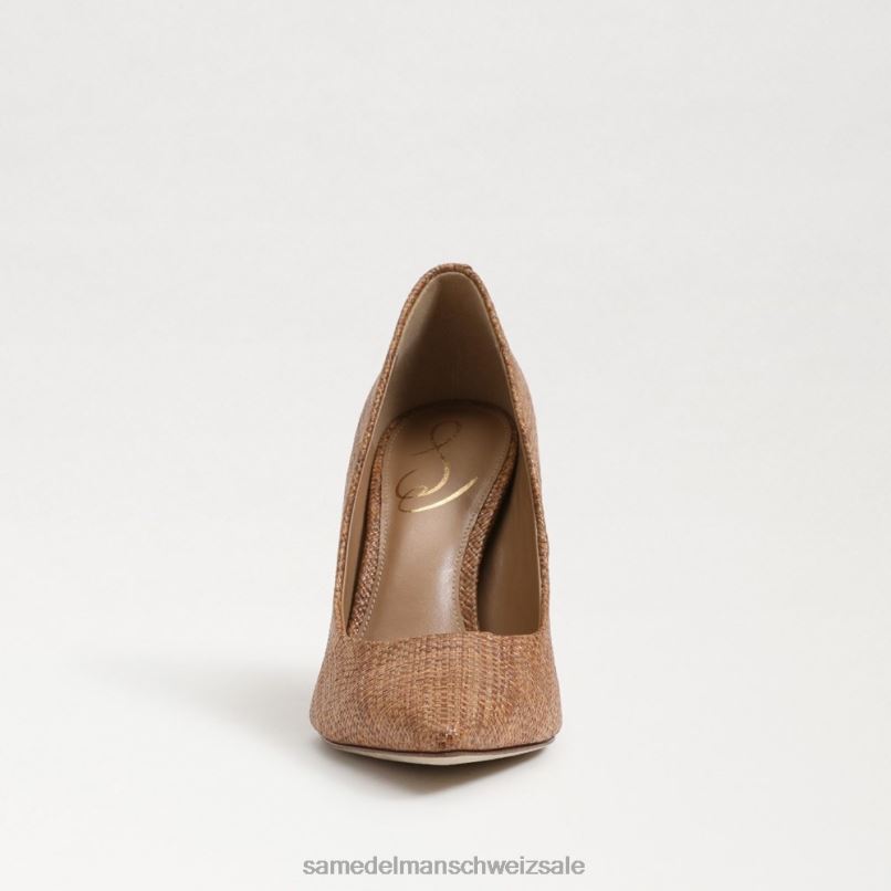 CH Sam Edelman Frauen Haselnussbrauner spitzer Zehenabsatz cuoio X2J86144 Schuhwerk