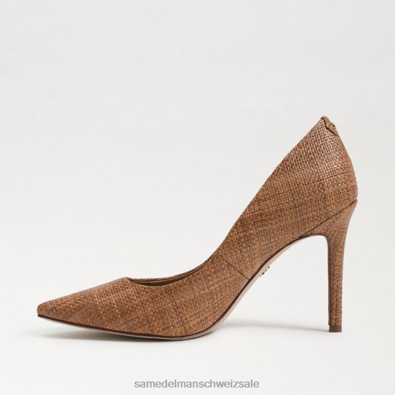 CH Sam Edelman Frauen Haselnussbrauner spitzer Zehenabsatz cuoio X2J86144 Schuhwerk