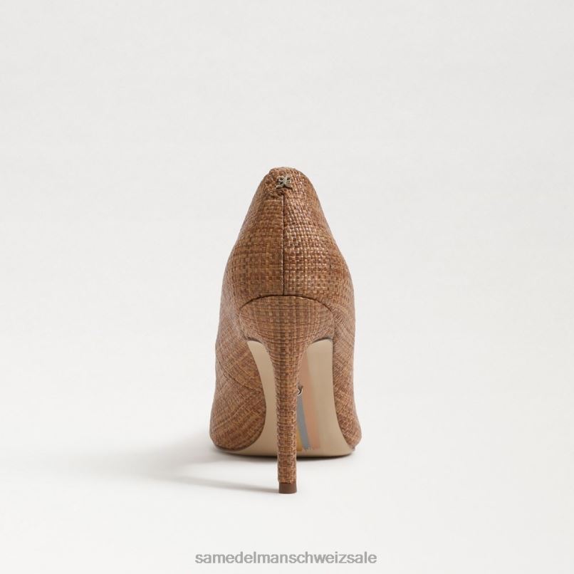 CH Sam Edelman Frauen Haselnussbrauner spitzer Zehenabsatz cuoio X2J86144 Schuhwerk