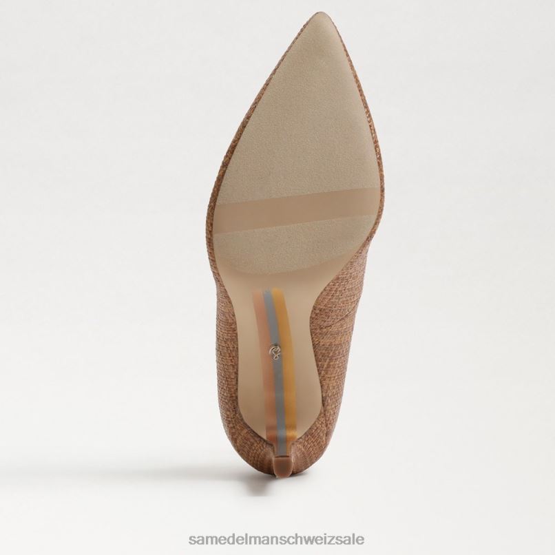 CH Sam Edelman Frauen Haselnussbrauner spitzer Zehenabsatz cuoio X2J86144 Schuhwerk