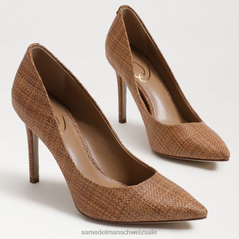 CH Sam Edelman Frauen Haselnussbrauner spitzer Zehenabsatz cuoio X2J86144 Schuhwerk