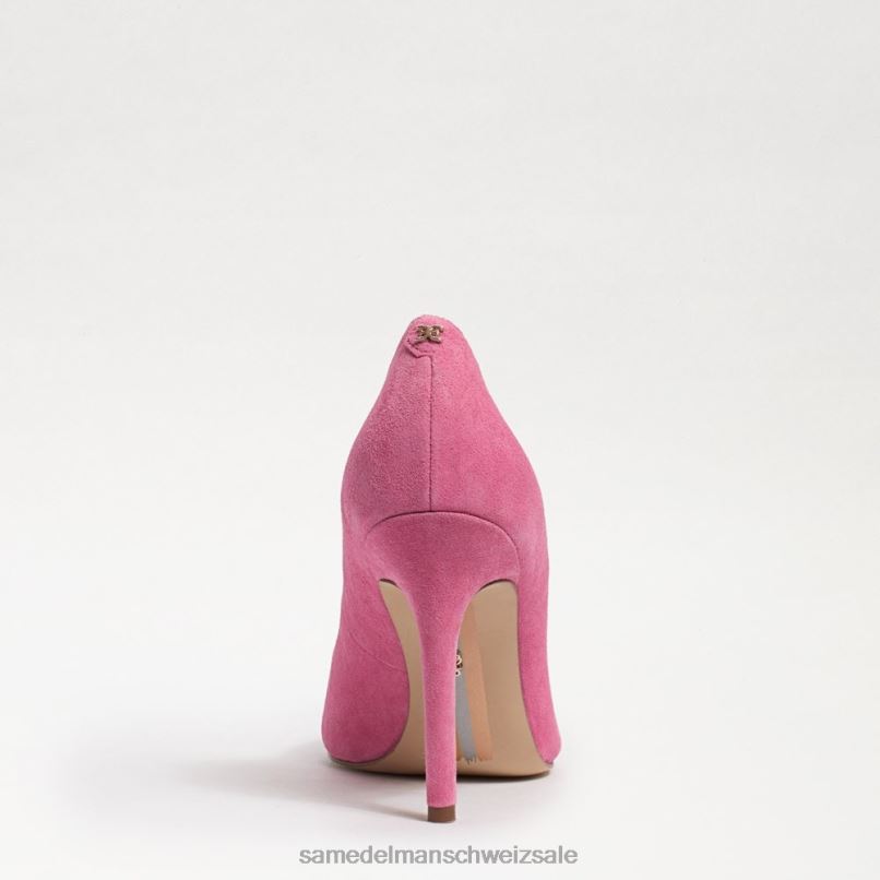 CH Sam Edelman Frauen Haselnussbrauner spitzer Zehenabsatz konfettirosa Wildleder X2J86167 Schuhwerk