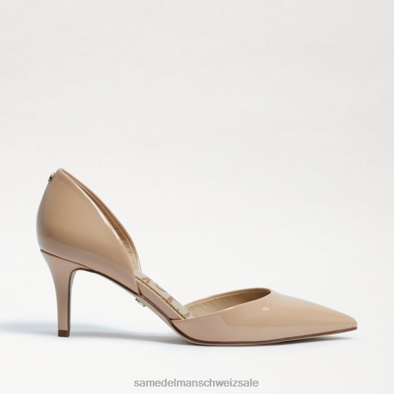 CH Sam Edelman Frauen Jaina Kitten-Heel mit spitzer Zehenpartie Beigeblau X2J86553 Schuhwerk