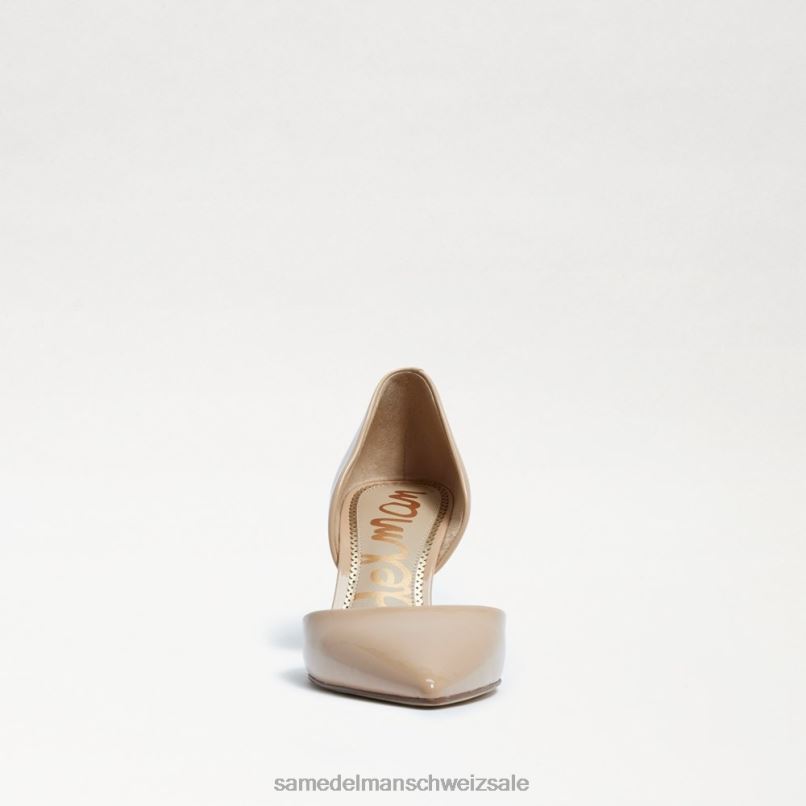CH Sam Edelman Frauen Jaina Kitten-Heel mit spitzer Zehenpartie Beigeblau X2J86553 Schuhwerk