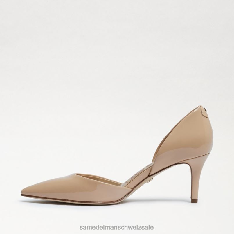 CH Sam Edelman Frauen Jaina Kitten-Heel mit spitzer Zehenpartie Beigeblau X2J86553 Schuhwerk