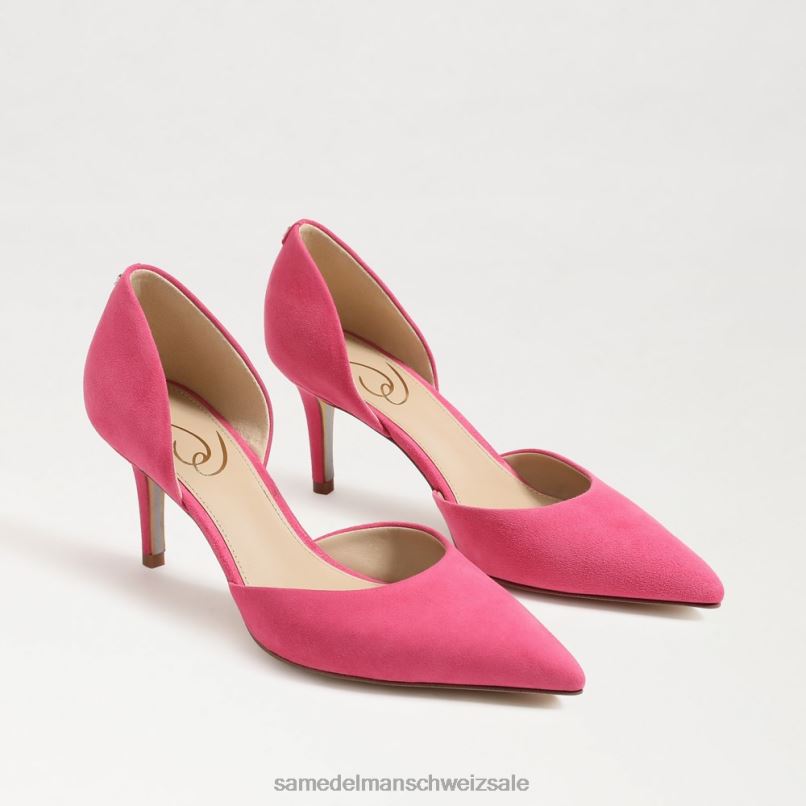 CH Sam Edelman Frauen Viv-Pumpe mit spitzer Zehenpartie Dahlie rosa X2J86364 Schuhwerk