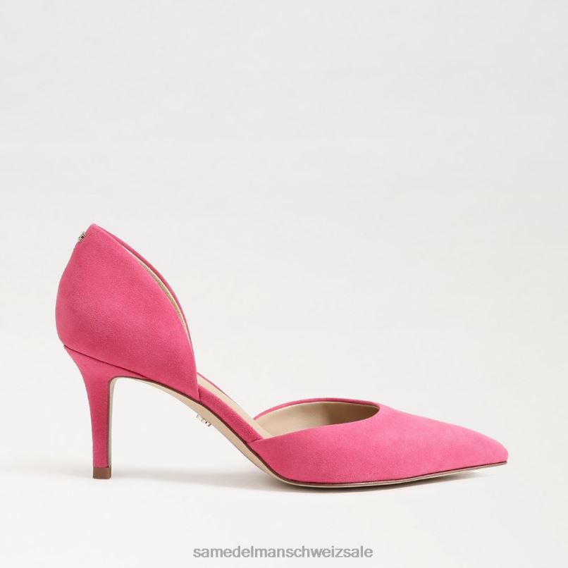 CH Sam Edelman Frauen Viv-Pumpe mit spitzer Zehenpartie Dahlie rosa X2J86364 Schuhwerk