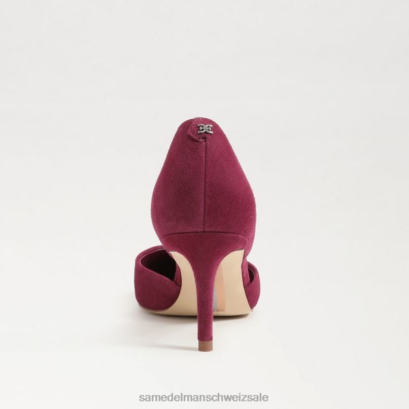 CH Sam Edelman Frauen Viv-Pumpe mit spitzer Zehenpartie Maulbeere X2J86366 Schuhwerk