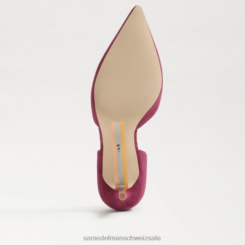 CH Sam Edelman Frauen Viv-Pumpe mit spitzer Zehenpartie Maulbeere X2J86366 Schuhwerk