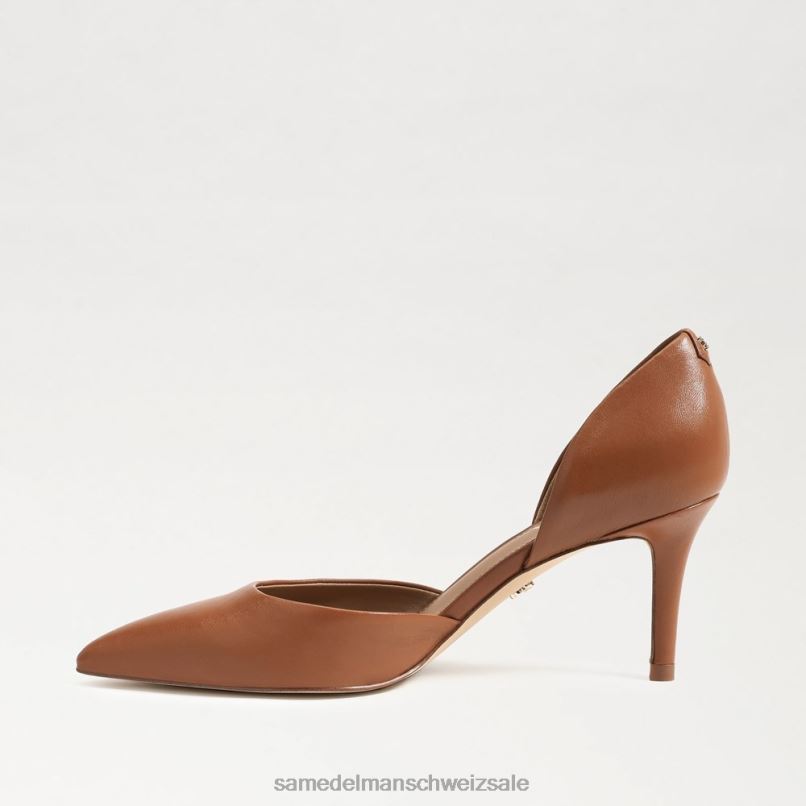CH Sam Edelman Frauen Viv-Pumpe mit spitzer Zehenpartie Sattel X2J86361 Schuhwerk