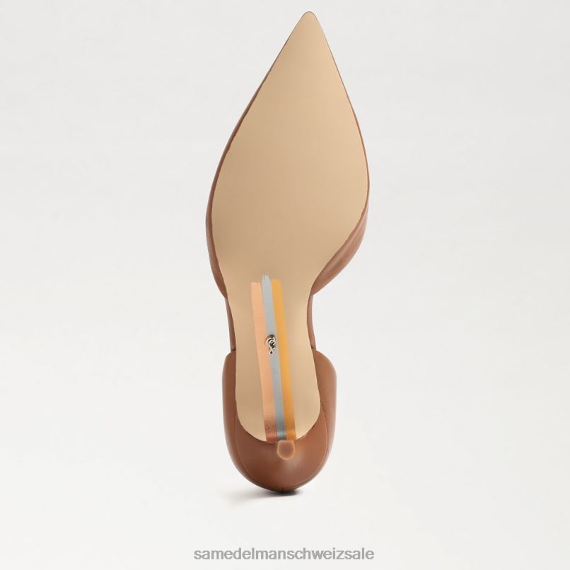 CH Sam Edelman Frauen Viv-Pumpe mit spitzer Zehenpartie Sattel X2J86361 Schuhwerk