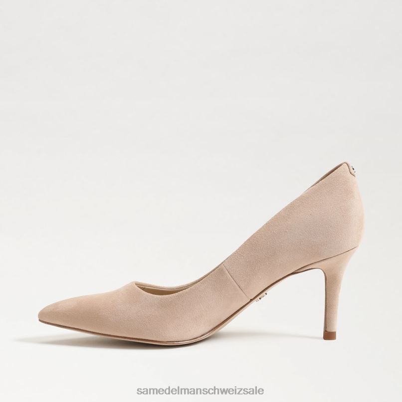 CH Sam Edelman Frauen Wiener Kitten-Heel-Pumpe Cappuccino X2J86211 Schuhwerk