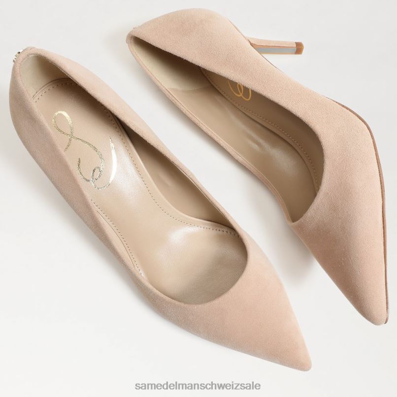 CH Sam Edelman Frauen Wiener Kitten-Heel-Pumpe Cappuccino X2J86211 Schuhwerk