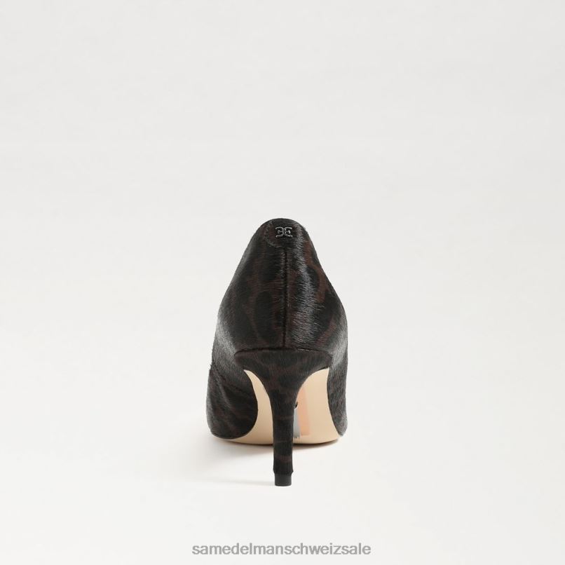 CH Sam Edelman Frauen Wiener Kitten-Heel-Pumpe braunes Multileder X2J86207 Schuhwerk