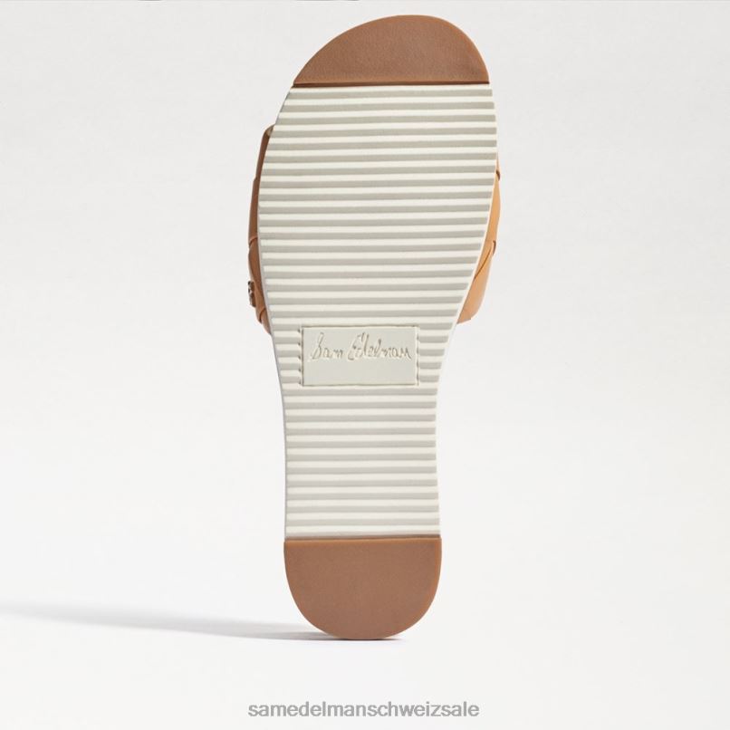 CH Sam Edelman Frauen Adaley gewebte Slide-Sandale natürliches Sandleder X2J86753 Schuhwerk