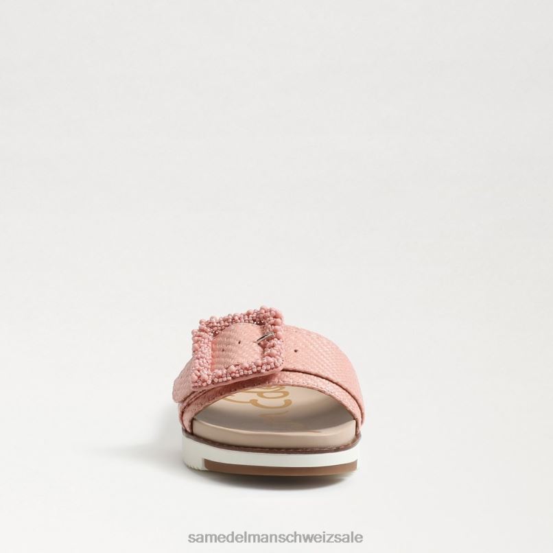 CH Sam Edelman Frauen Ariane-Perlen-Slide-Sandale Korallenpfirsich X2J86702 Schuhwerk