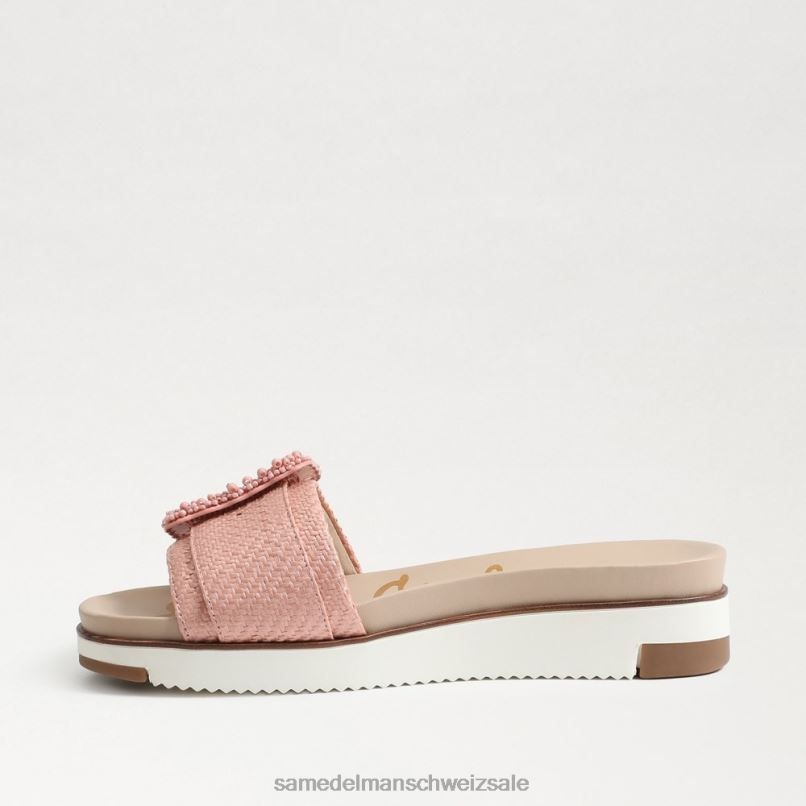 CH Sam Edelman Frauen Ariane-Perlen-Slide-Sandale Korallenpfirsich X2J86702 Schuhwerk