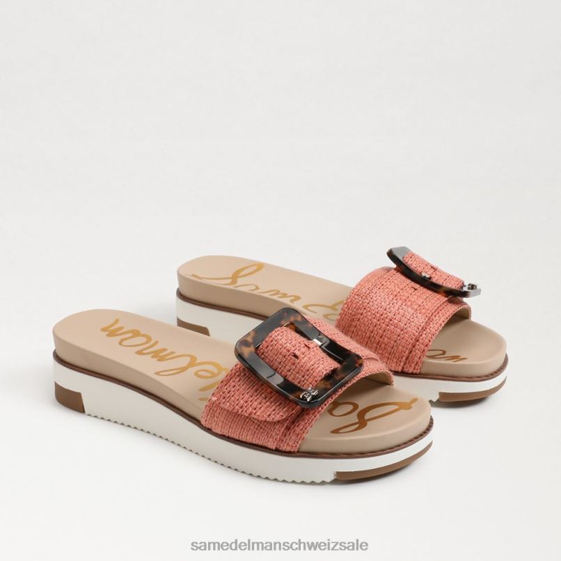CH Sam Edelman Frauen Ariane Slide-Sandale Stuckrosa X2J86181 Schuhwerk
