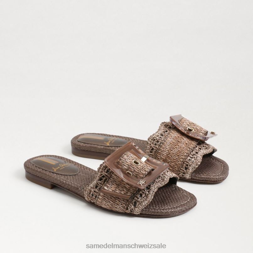 CH Sam Edelman Frauen Bambi-Slide-Sandale Kaffee X2J8666 Schuhwerk