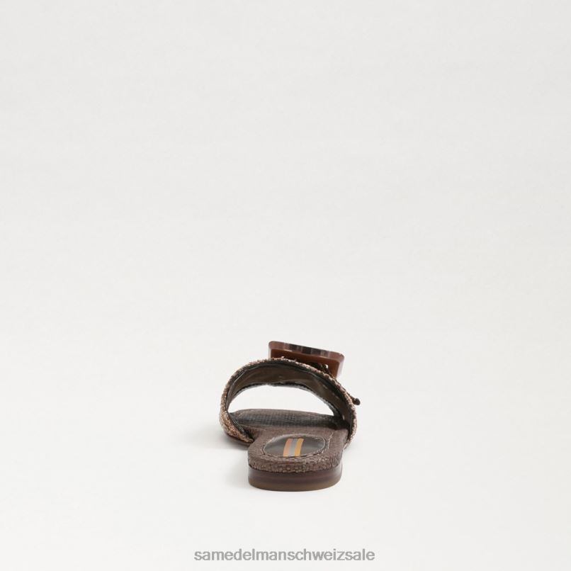 CH Sam Edelman Frauen Bambi-Slide-Sandale Kaffee X2J8666 Schuhwerk