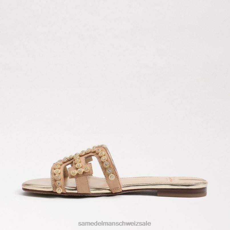 CH Sam Edelman Frauen Bay Fleur Slide-Sandale Buchenholz X2J86623 Schuhwerk