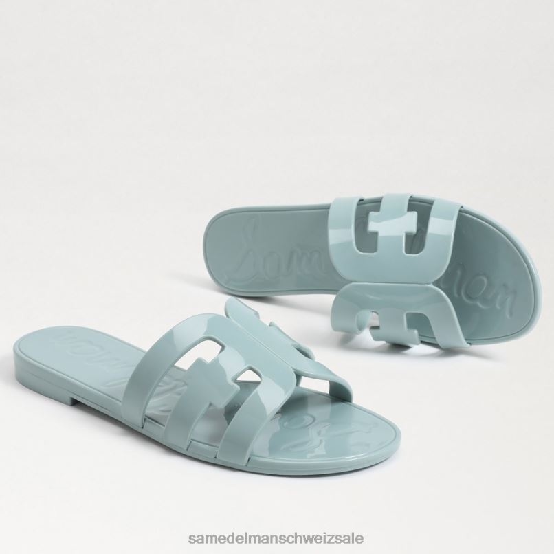 CH Sam Edelman Frauen Bay Jelly Slide-Sandale Flut blau X2J86219 Schuhwerk
