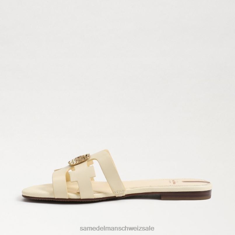 CH Sam Edelman Frauen Bay Radiant Slide-Sandale gebleichter Weizen X2J86579 Schuhwerk