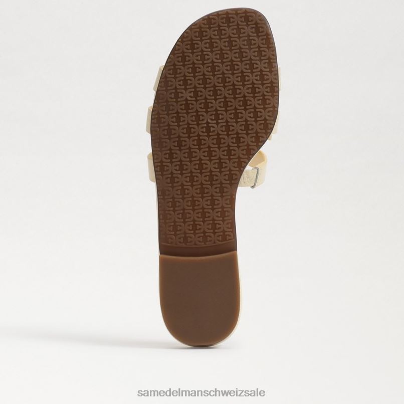 CH Sam Edelman Frauen Bay Radiant Slide-Sandale gebleichter Weizen X2J86579 Schuhwerk