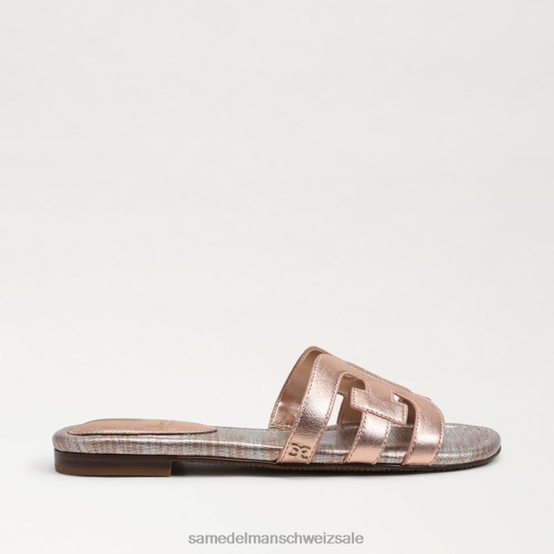 CH Sam Edelman Frauen Bay-Slide-Sandale Roségold X2J8617 Schuhwerk