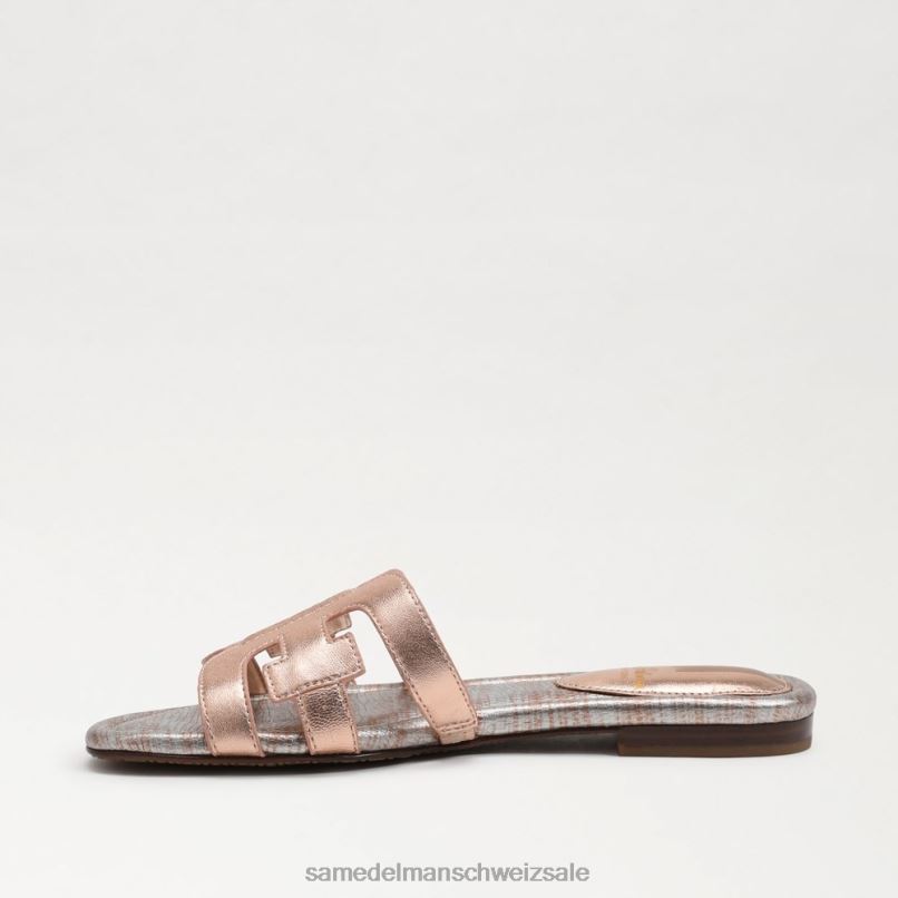 CH Sam Edelman Frauen Bay-Slide-Sandale Roségold X2J8617 Schuhwerk