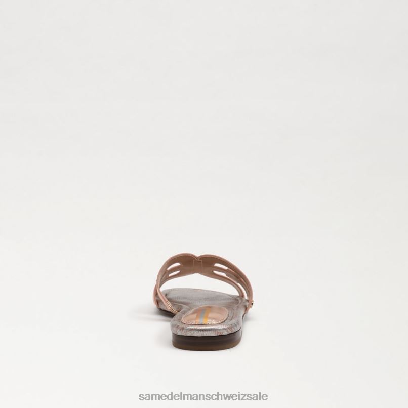 CH Sam Edelman Frauen Bay-Slide-Sandale Roségold X2J8617 Schuhwerk
