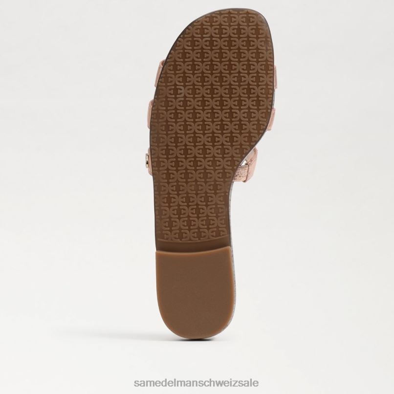 CH Sam Edelman Frauen Bay-Slide-Sandale Roségold X2J8617 Schuhwerk