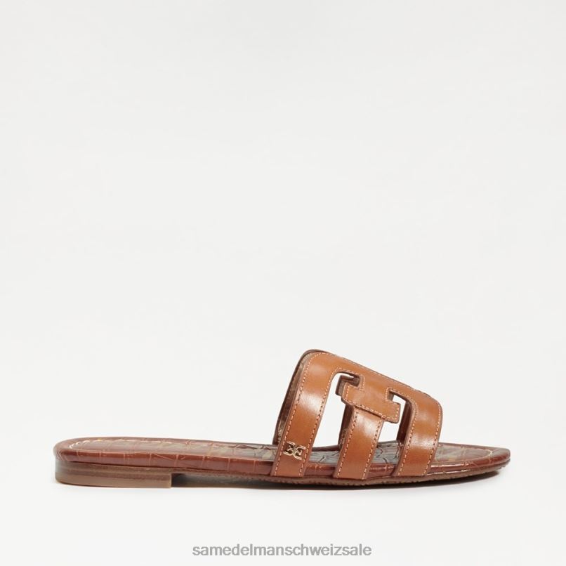 CH Sam Edelman Frauen Bay-Slide-Sandale Sattelleder X2J8614 Schuhwerk