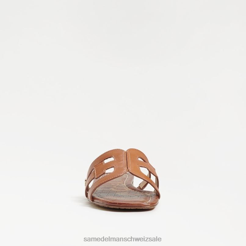 CH Sam Edelman Frauen Bay-Slide-Sandale Sattelleder X2J8614 Schuhwerk
