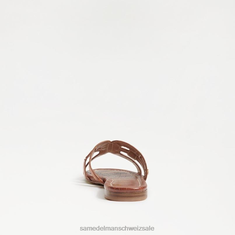CH Sam Edelman Frauen Bay-Slide-Sandale Sattelleder X2J8614 Schuhwerk