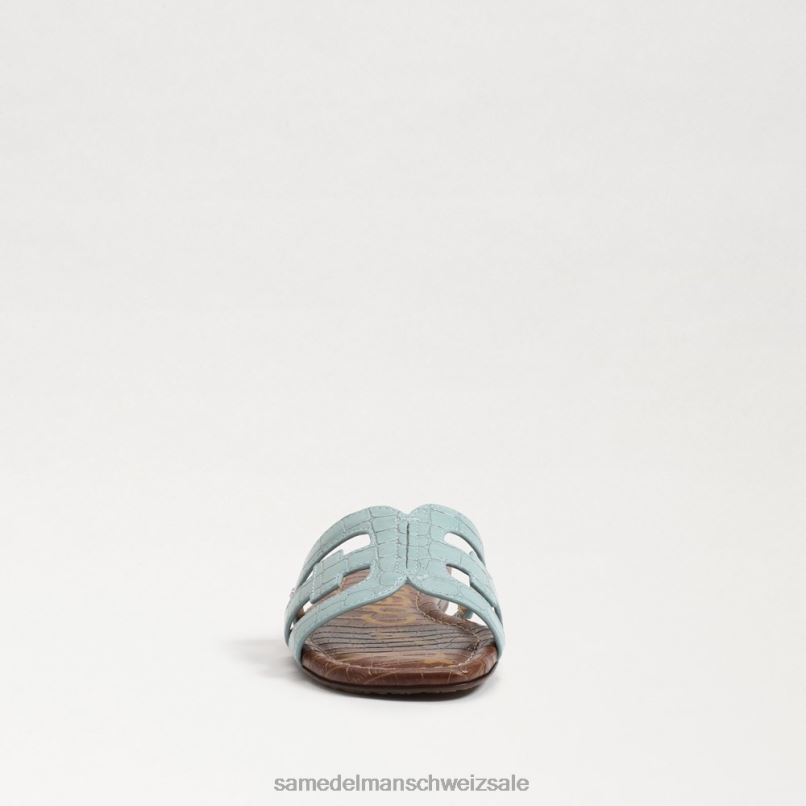 CH Sam Edelman Frauen Bay-Slide-Sandale Seeschaumblau X2J866 Schuhwerk