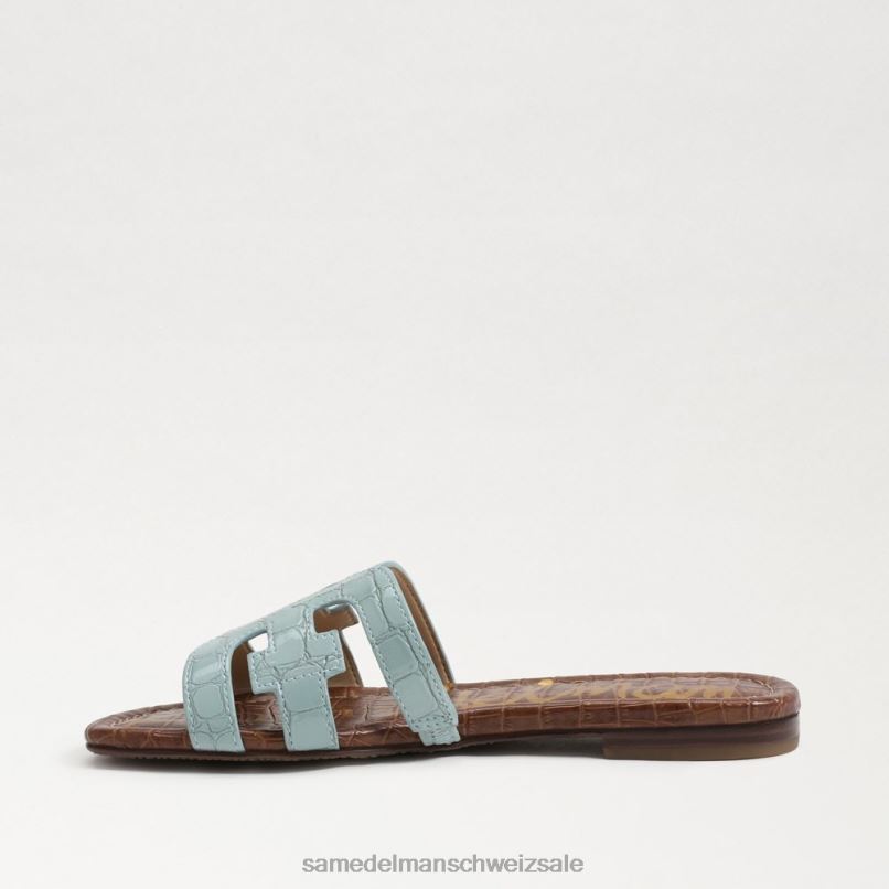 CH Sam Edelman Frauen Bay-Slide-Sandale Seeschaumblau X2J866 Schuhwerk