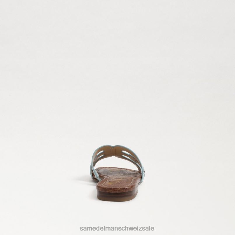 CH Sam Edelman Frauen Bay-Slide-Sandale Seeschaumblau X2J866 Schuhwerk