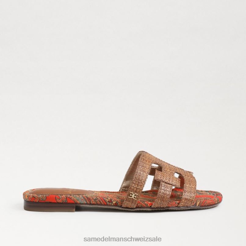 CH Sam Edelman Frauen Bay-Slide-Sandale cuoio X2J8619 Schuhwerk