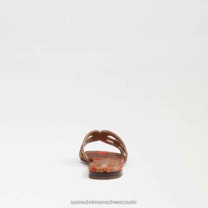CH Sam Edelman Frauen Bay-Slide-Sandale cuoio X2J8619 Schuhwerk