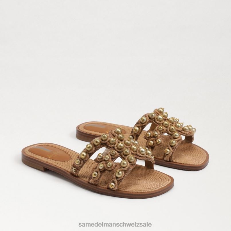 CH Sam Edelman Frauen Bay Soleil Slide-Sandale cuoio X2J86508 Schuhwerk